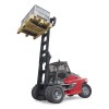 Bruder 02513 - Forklift Linde HT160D Stacker with Pallet and 3 Pallet Cages New Item 2022 - 1:16 Scale