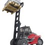 Bruder 02513 - Forklift Linde HT160D Stacker with Pallet and 3 Pallet Cages New Item 2022 - 1:16 Scale