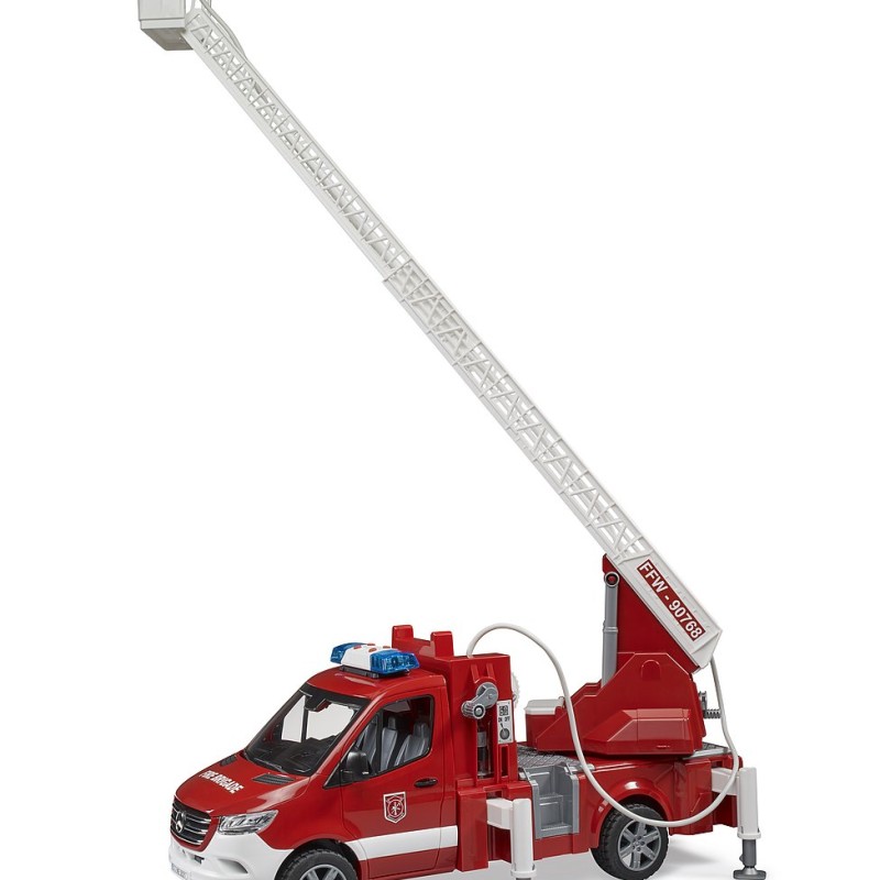 Bruder 02673 - Mercedes-Benz Sprinter Fire Engine with Ladder Water Pump New 2022 - Scale 1:16