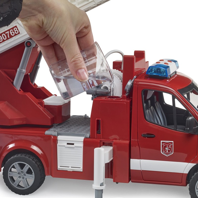 Bruder 02673 - Mercedes-Benz Sprinter Fire Engine with Ladder Water Pump New 2022 - Scale 1:16