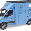 Bruder 02674 - Mercedes G3 Sprinter Animal Transporter with Horse Scale 1:16