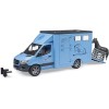 Bruder 02674 - Mercedes G3 Sprinter Animal Transporter with Horse Scale 1:16