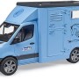 Bruder 02674 - Mercedes G3 Sprinter Animal Transporter with Horse Scale 1:16