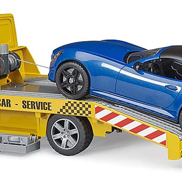 Bruder 02675 - Mercedes G3 Sprinter Transporter with Roadster and Light & Sound - Scale 1:16 - New Item 2022