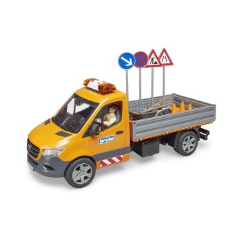 Bruder 02677 - Mercedes G3 Sprinter Municipal with Driver & L+S BB