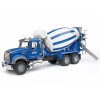 Bruder 02814 - MACK Granite Cement Mixer - Scale 1:16