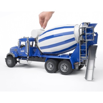Bruder 02814 - MACK Granite Cement Mixer - Scale 1:16