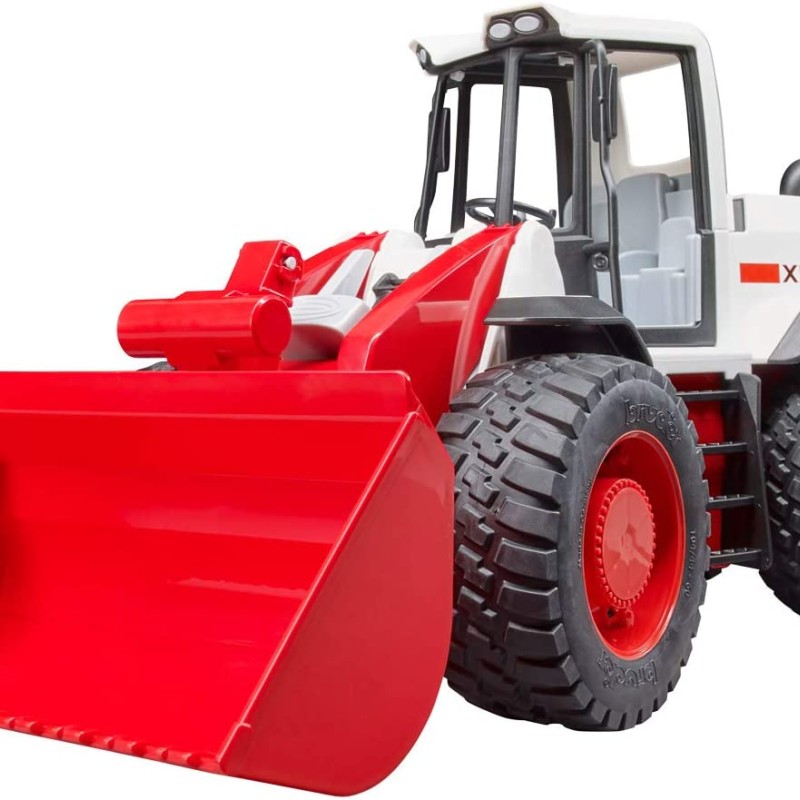 Bruder 03410 - White XL5000 Wheeled Front End Loader New 2022 - Scale 1:16