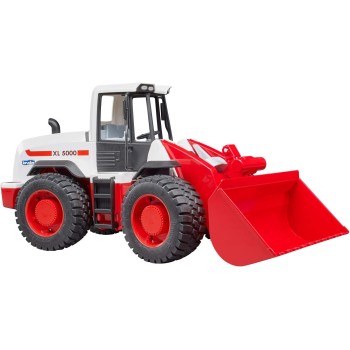 Bruder 03410 - White XL5000 Wheeled Front End Loader New 2022 - Scale 1:16
