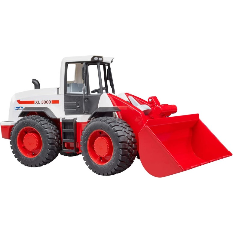 Bruder 03410 - White XL5000 Wheeled Front End Loader New 2022 - Scale 1:16