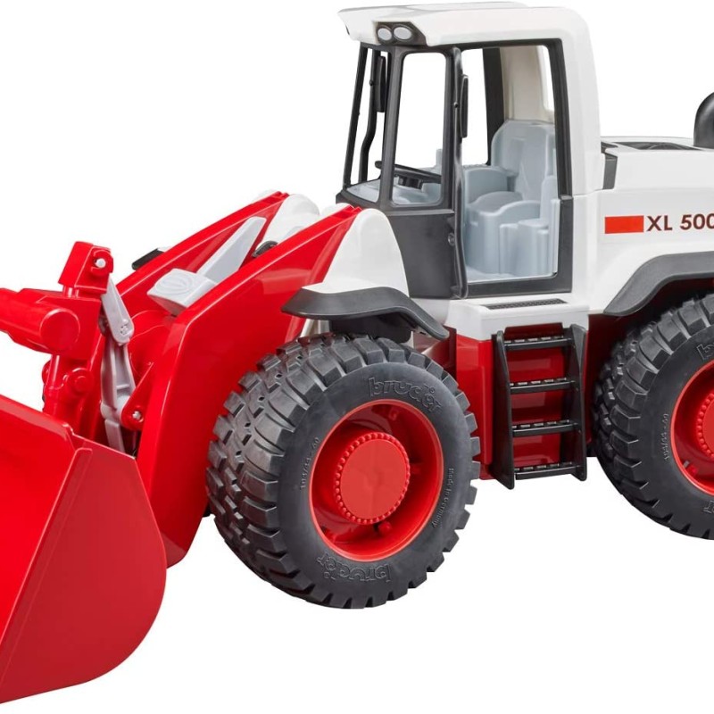 Bruder 03410 - White XL5000 Wheeled Front End Loader New 2022 - Scale 1:16