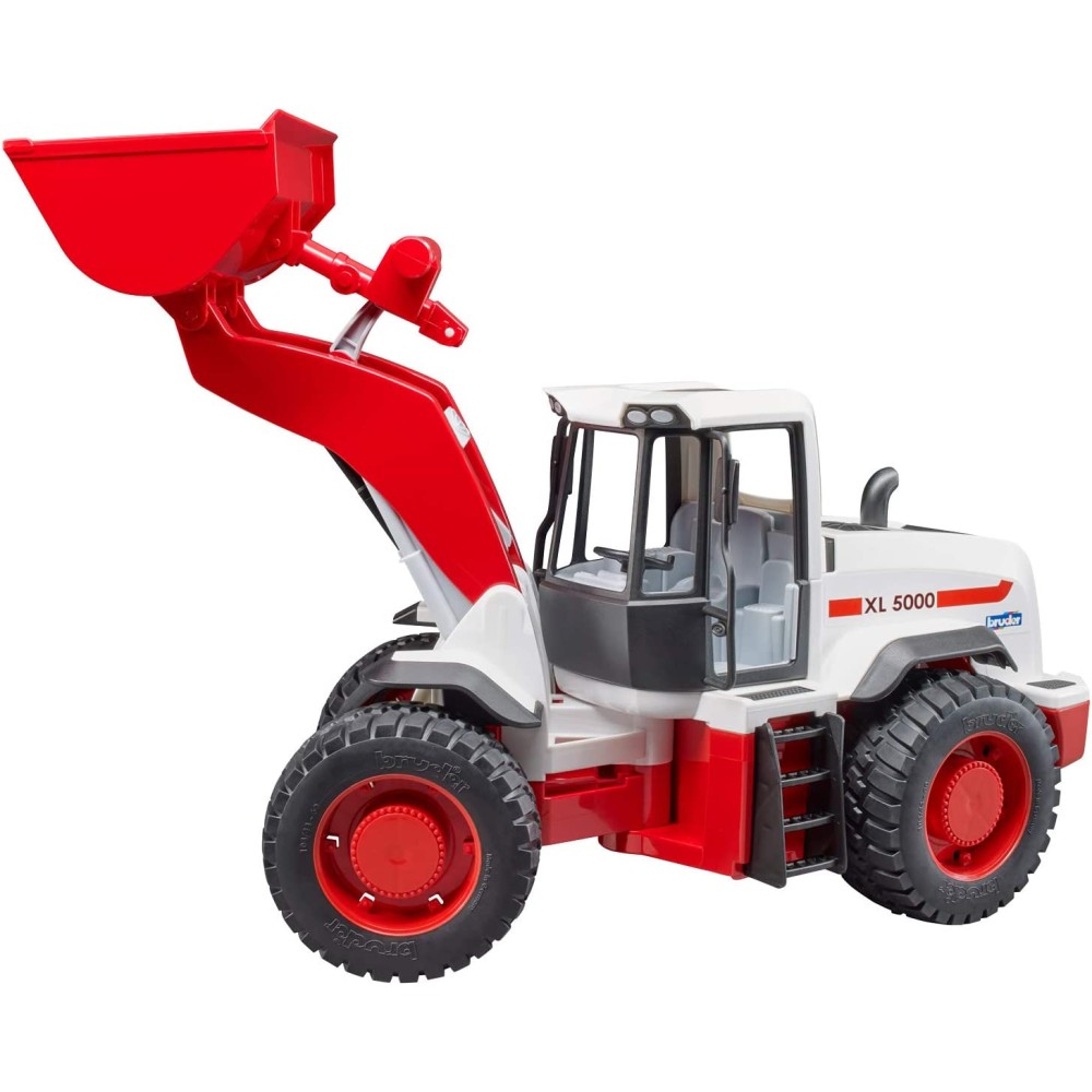 Bruder 03410 - White XL5000 Wheeled Front End Loader New 2022 - Scale 1:16