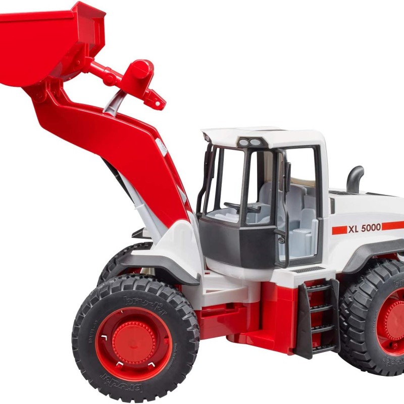 Bruder 03410 - White XL5000 Wheeled Front End Loader New 2022 - Scale 1:16