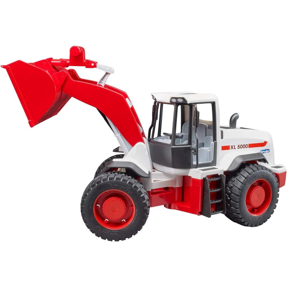 Bruder 03410 - White XL5000 Wheeled Front End Loader New 2022 - Scale 1:16