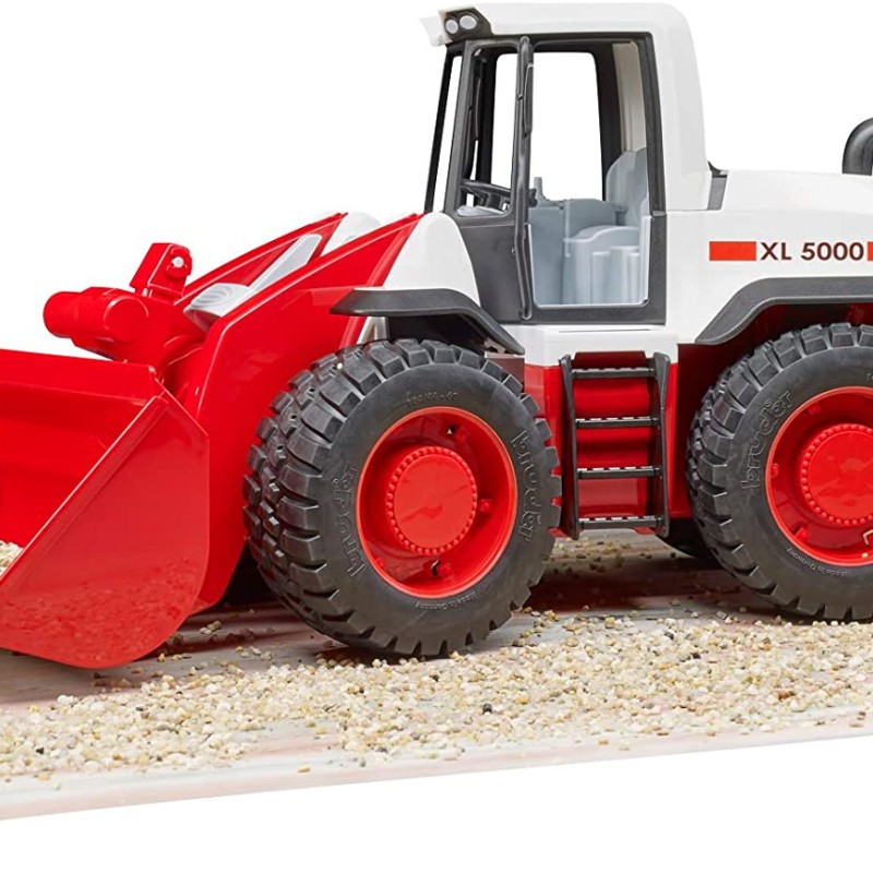 Bruder 03410 - White XL5000 Wheeled Front End Loader New 2022 - Scale 1:16