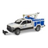 Bruder 02509 - RAM 2500 Service Truck with Rotating Beacon Light