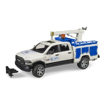 Bruder 02509 - RAM 2500 Service Truck with Rotating Beacon Light