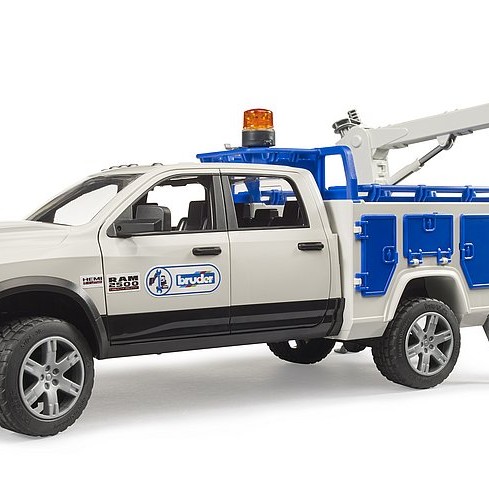 Bruder 02509 - RAM 2500 Service Truck with Rotating Beacon Light