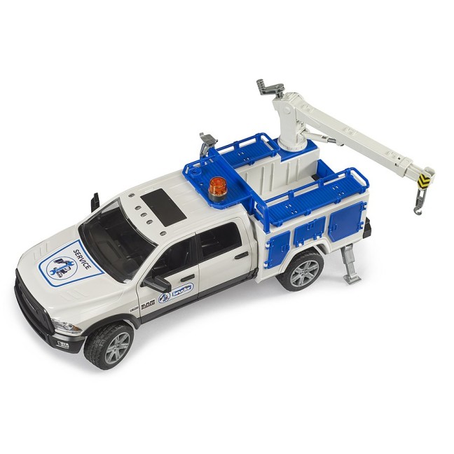 Bruder 02509 - RAM 2500 Service Truck with Rotating Beacon Light