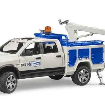 Bruder 02509 - RAM 2500 Service Truck with Rotating Beacon Light