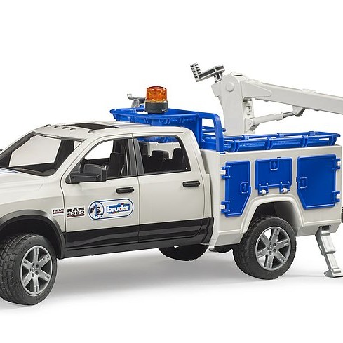 Bruder 02509 - RAM 2500 Service Truck with Rotating Beacon Light