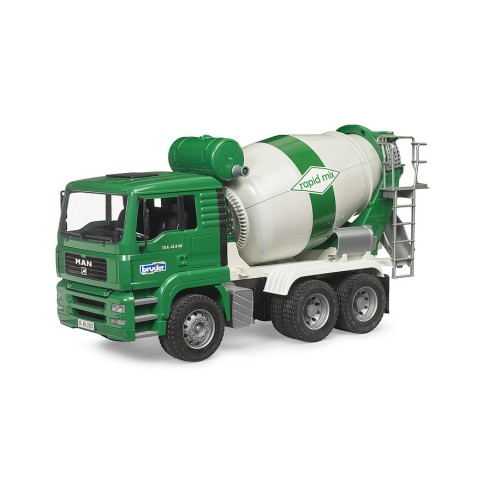 Bruder 02739 - MAN TGA Cement Mixer Truck Rapid Mix - Scale 1:16