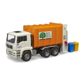 Bruder 02772 MAN TGA Rear Loading Garbage Truck New 2023 - Scale 1:16