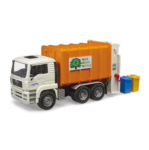 Bruder 02772 MAN TGA Rear Loading Garbage Truck New 2023 - Scale 1:16