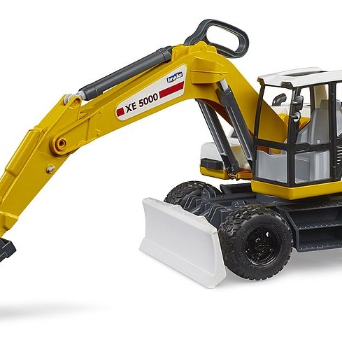 Bruder 03413 - Bruder Wheeled Excavator XE 5000 New Item 2023 - 1:16 Scale