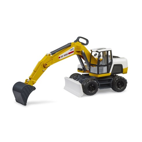 Bruder 03413 - Bruder Wheeled Excavator XE 5000 New Item 2023 - 1:16 Scale