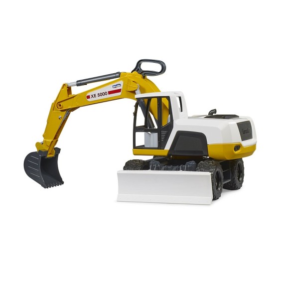 Bruder 03413 - Bruder Wheeled Excavator XE 5000 New Item 2023 - 1:16 Scale
