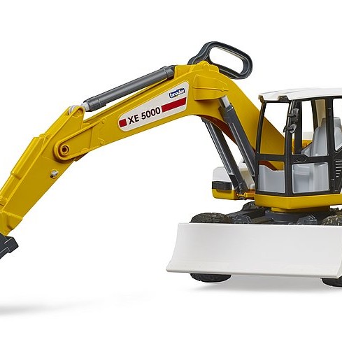 Bruder 03413 - Bruder Wheeled Excavator XE 5000 New Item 2023 - 1:16 Scale