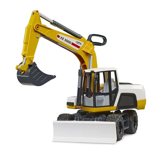 Bruder 03413 - Bruder Wheeled Excavator XE 5000 New Item 2023 - 1:16 Scale
