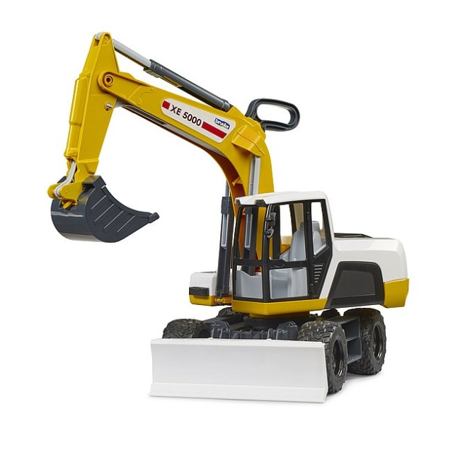 Bruder 03413 - Bruder Wheeled Excavator XE 5000 New Item 2023 - 1:16 Scale