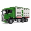 Bruder 03548 - Scania Super 560R Truck with Cattle Transporter Container with Cow - Scale 1:16