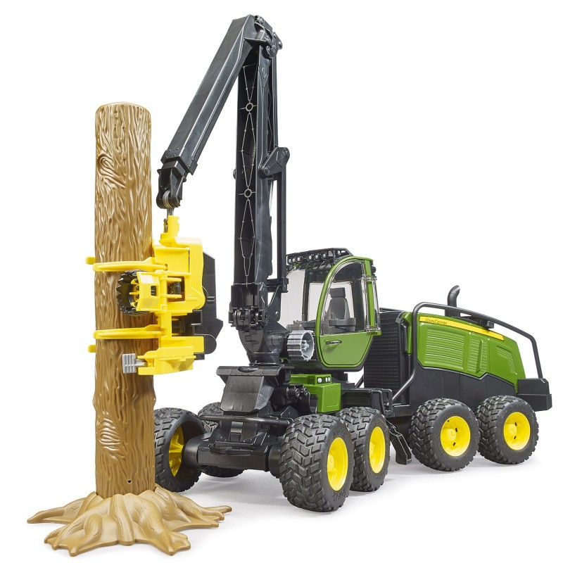 Bruder 02135 - John Deere 1270G Logging Harvester with 1x Trunk - Scale 1:16
