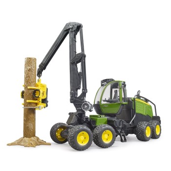 Bruder 02135 - John Deere 1270G Logging Harvester with 1x Trunk - Scale 1:16
