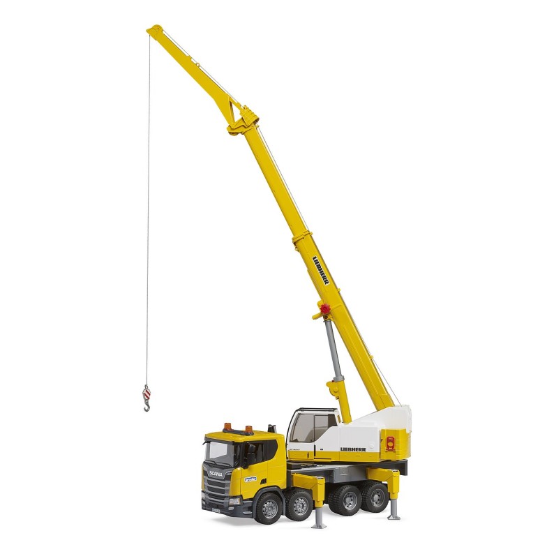 Bruder 03571 - Scania Super 560R Liebherr Crane Truck with Light & Sound New 2023 - 1:16 Scale