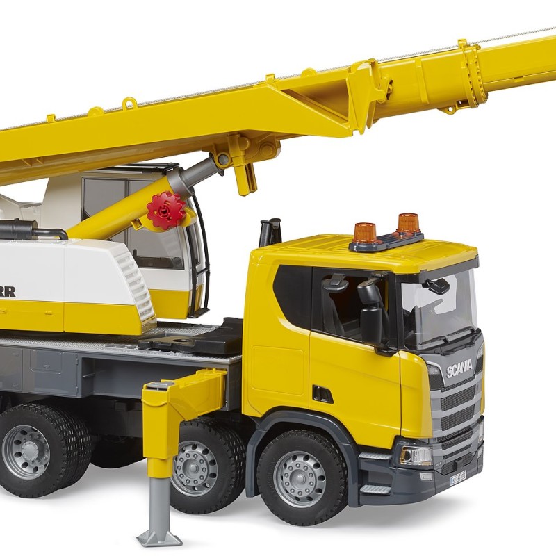 Bruder 03571 - Scania Super 560R Liebherr Crane Truck with Light & Sound New 2023 - 1:16 Scale