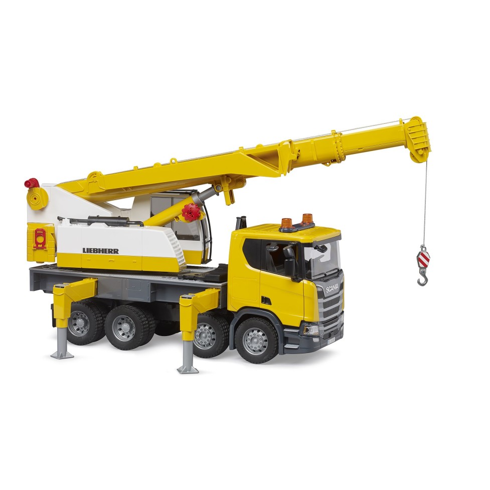 Bruder 03571 - Scania Super 560R Liebherr Crane Truck with Light & Sound New 2023 - 1:16 Scale
