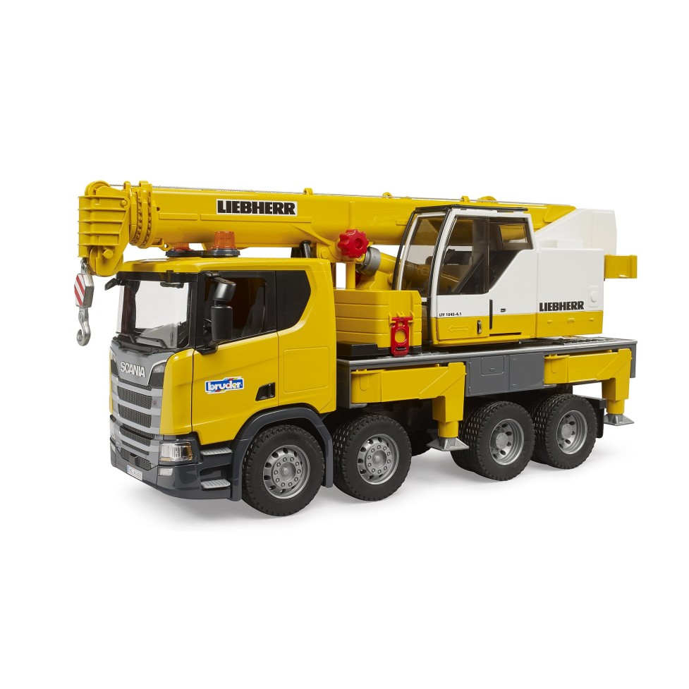 Bruder 03571 - Scania Super 560R Liebherr Crane Truck with Light & Sound New 2023 - 1:16 Scale