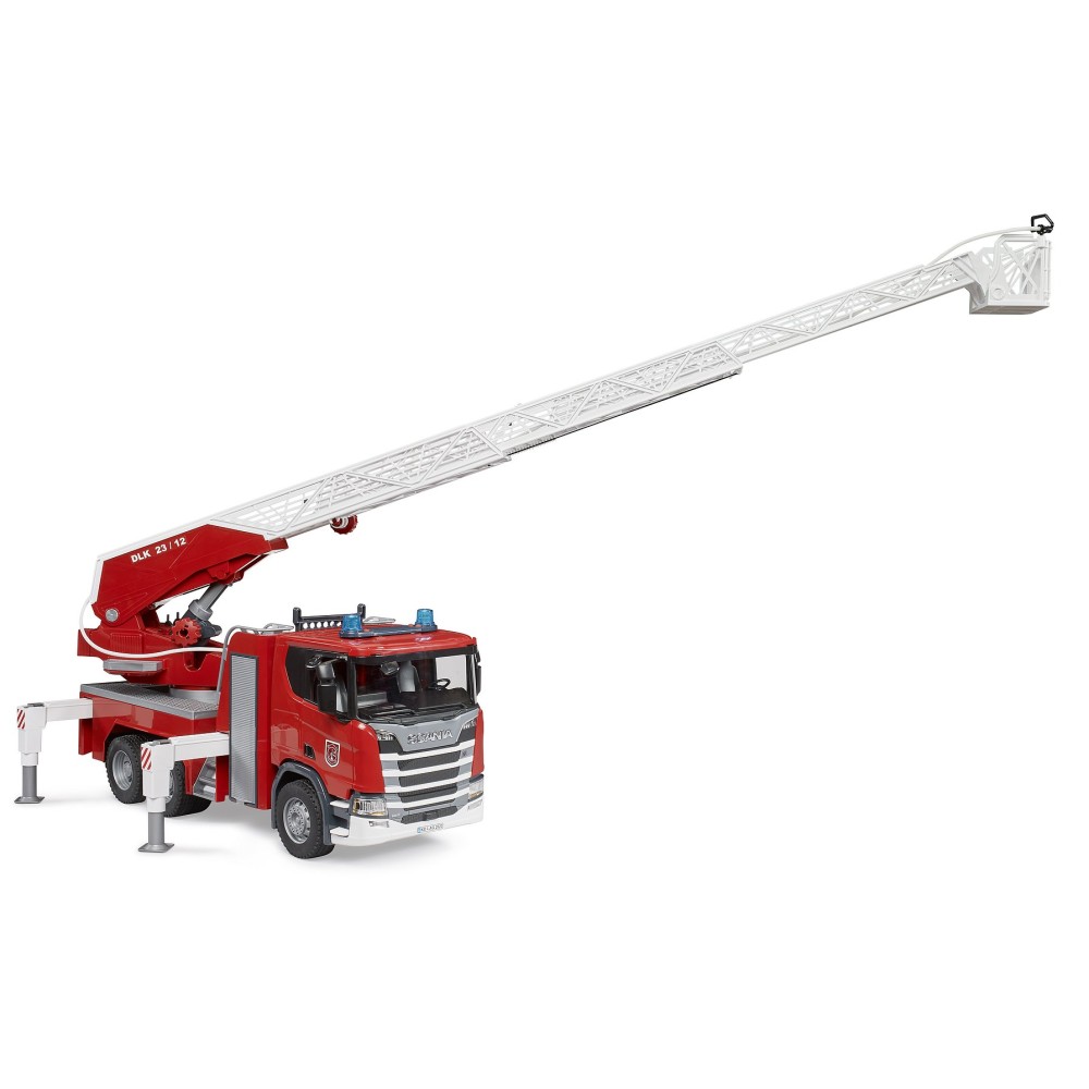 Bruder 03591 - Scania Super 560R Truck Fire Engine with Ladder Water Pump L & S - Scale 1:16