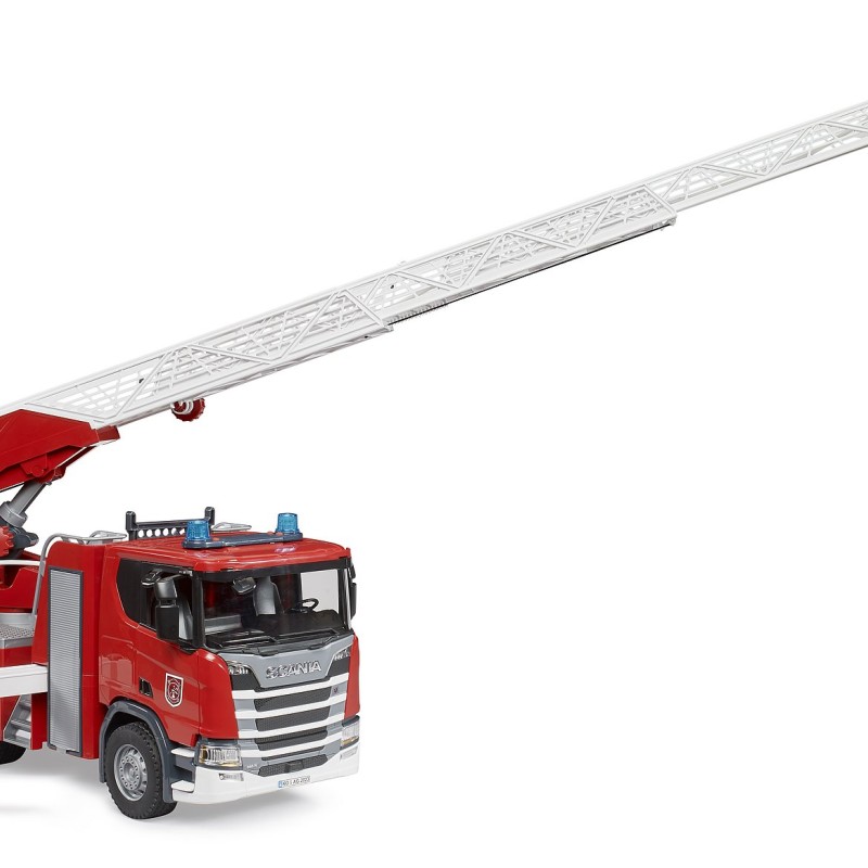 Bruder 03591 - Scania Super 560R Truck Fire Engine with Ladder Water Pump L & S - Scale 1:16