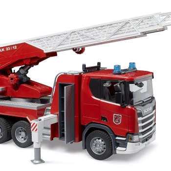 Bruder 03591 - Scania Super 560R Truck Fire Engine with Ladder Water Pump L & S - Scale 1:16