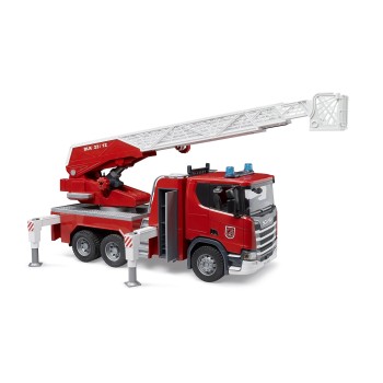Bruder 03591 - Scania Super 560R Truck Fire Engine with Ladder Water Pump L & S - Scale 1:16
