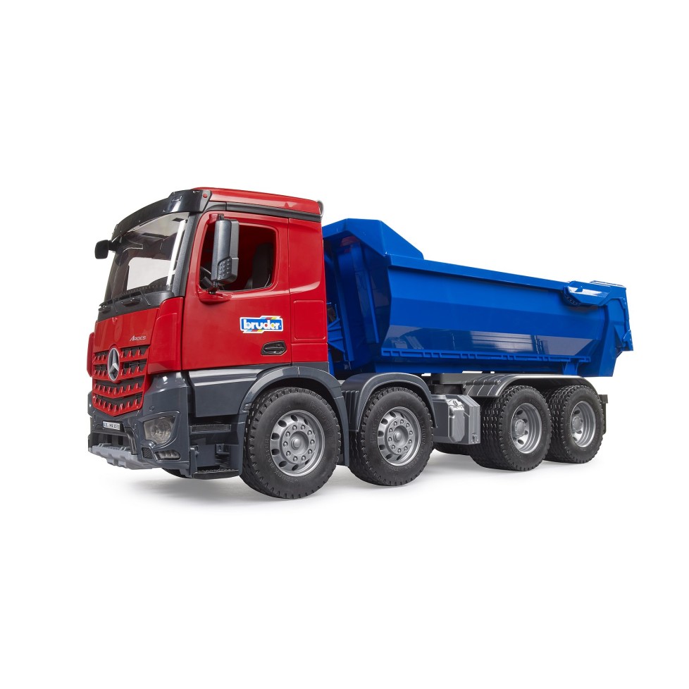 Bruder 03621 - Mercedes Benz Arocs Halfpipe Dump Truck New 2023 - Scale 1:16