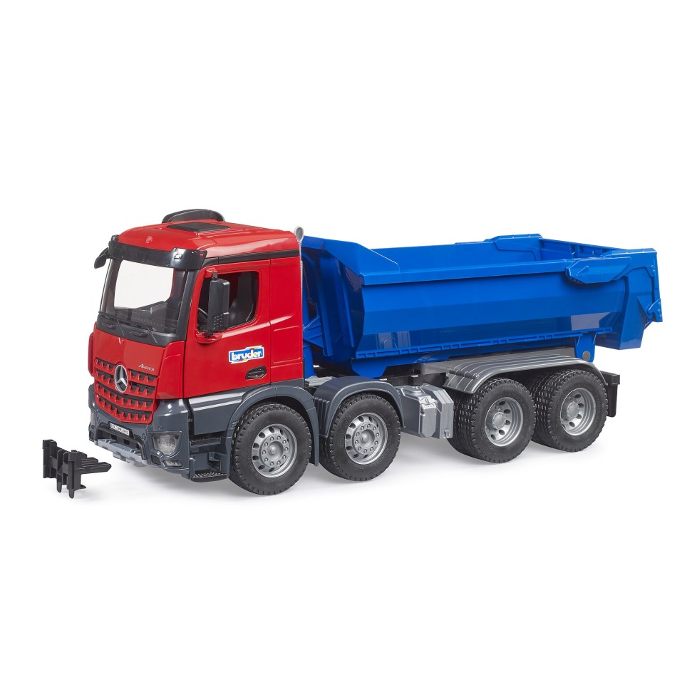 Bruder 03621 - Mercedes Benz Arocs Halfpipe Dump Truck New 2023 - Scale 1:16