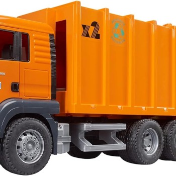 Bruder 03760 - MAN TGS Rear Loading Compress Garbage Truck New 2023 - Scale 1:16