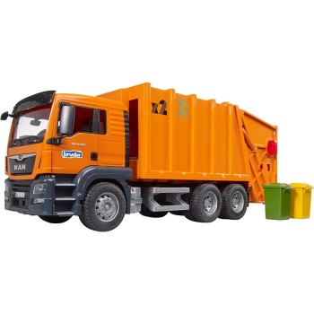 Bruder 03760 - MAN TGS Rear Loading Compress Garbage Truck New 2023 - Scale 1:16