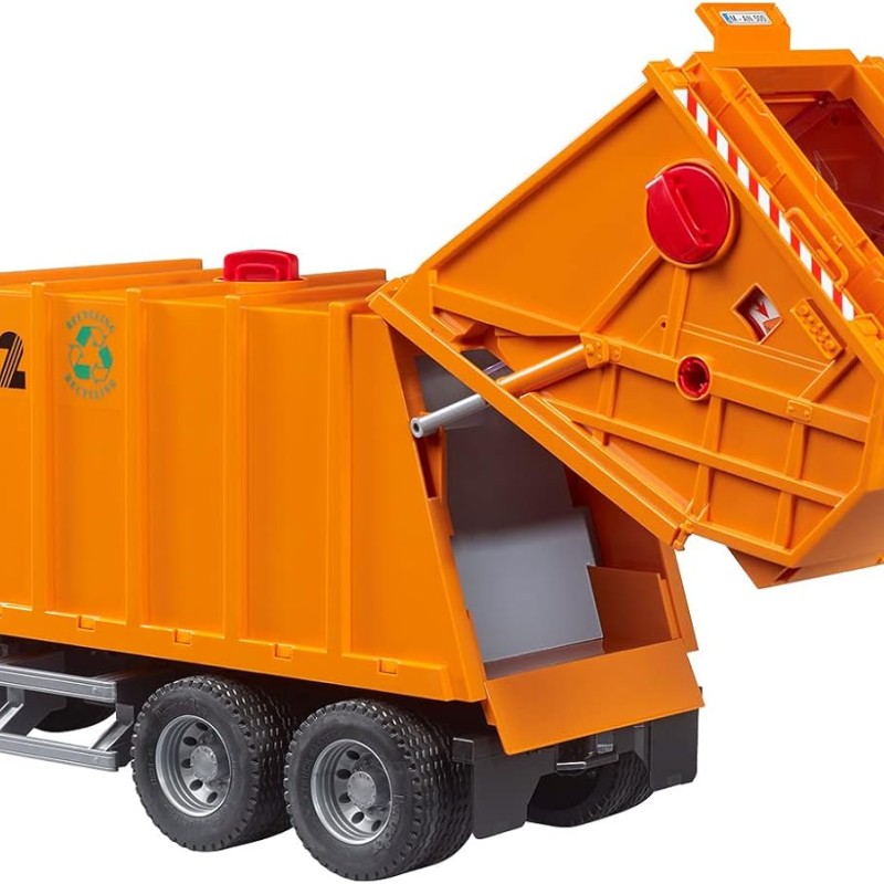 Bruder 03760 - MAN TGS Rear Loading Compress Garbage Truck New 2023 - Scale 1:16